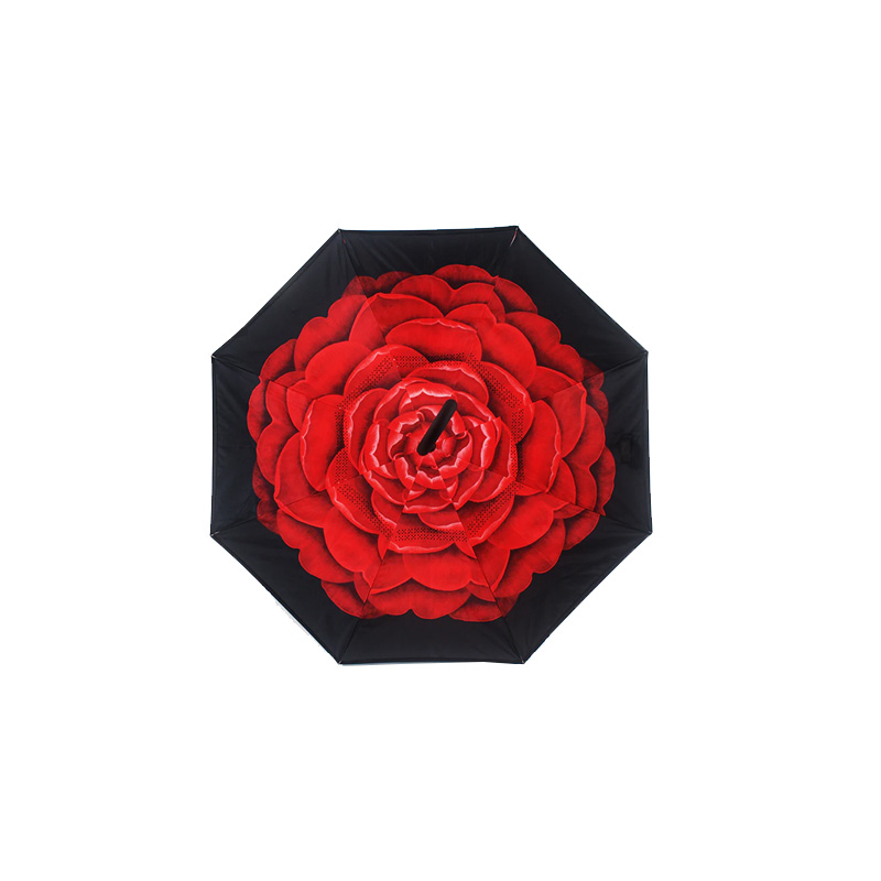 Inverted Umbrella (Flower Pattern)