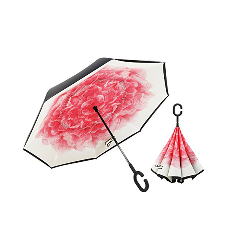 Inverted Umbrella (Flower Pattern)