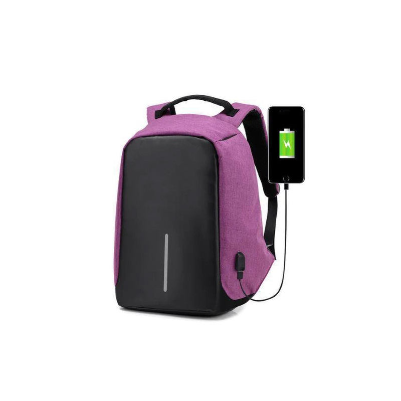 Anti-theft Unisex Backpack With USB Charging Port