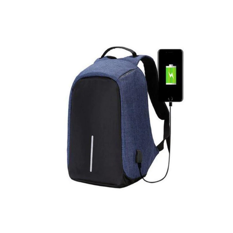 Anti-theft Unisex Backpack With USB Charging Port