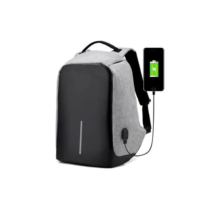 Anti-theft Unisex Backpack With USB Charging Port