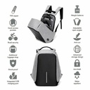 Anti-theft Unisex Backpack With USB Charging Port