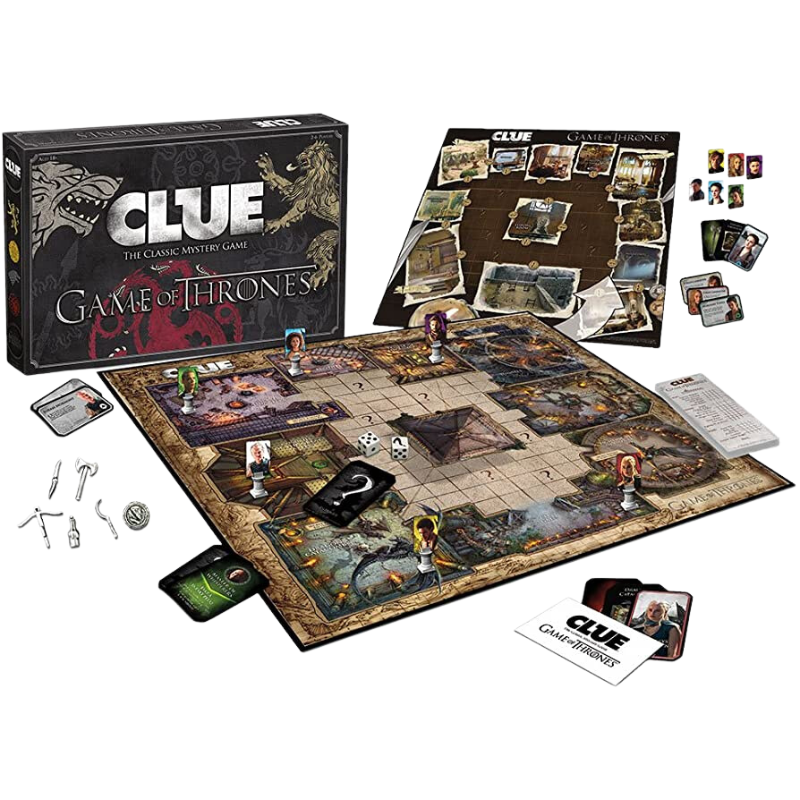 Cluedo board game Game of Thrones edition