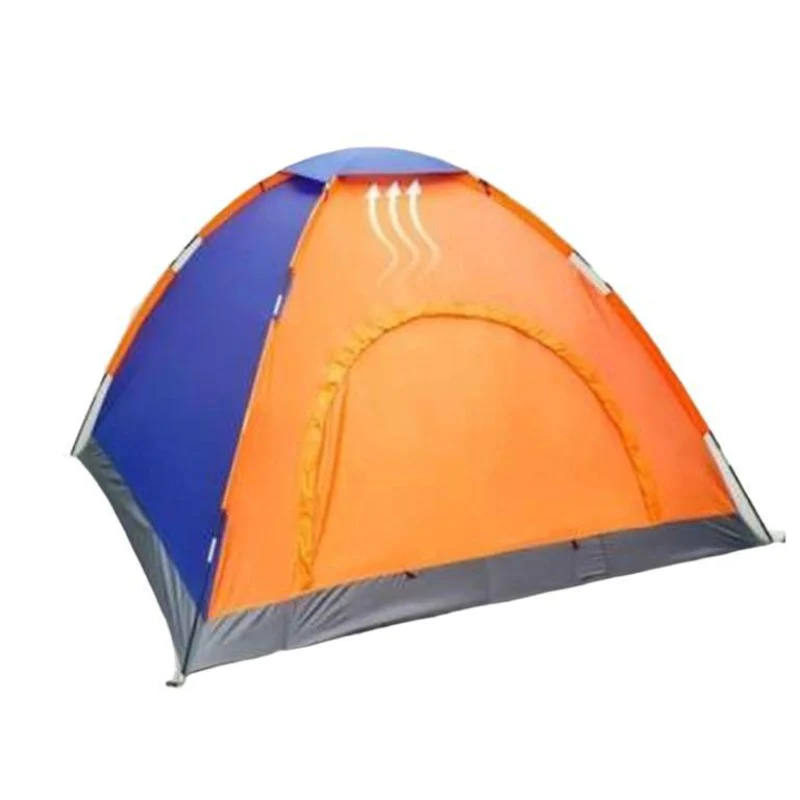 Camping Tent/ automatic 200*150*110 cm - Blue & orange / Orange & Green