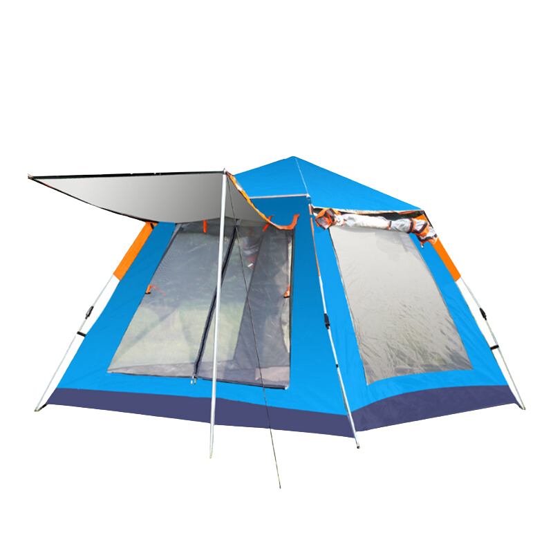 Automatic Tent with 4 sided double Layer 230*230*166 Cm -Blue