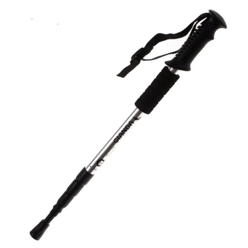 4 Session Hiking Stick Foldable - Silver - More Colors Available