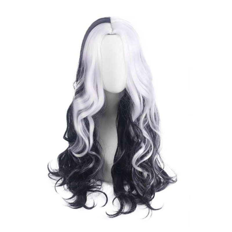 Black with White Wig