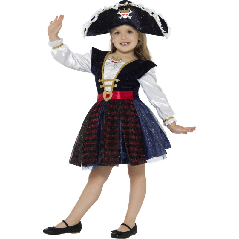 Pirate Girl 10 - 12 Year Children's Costume