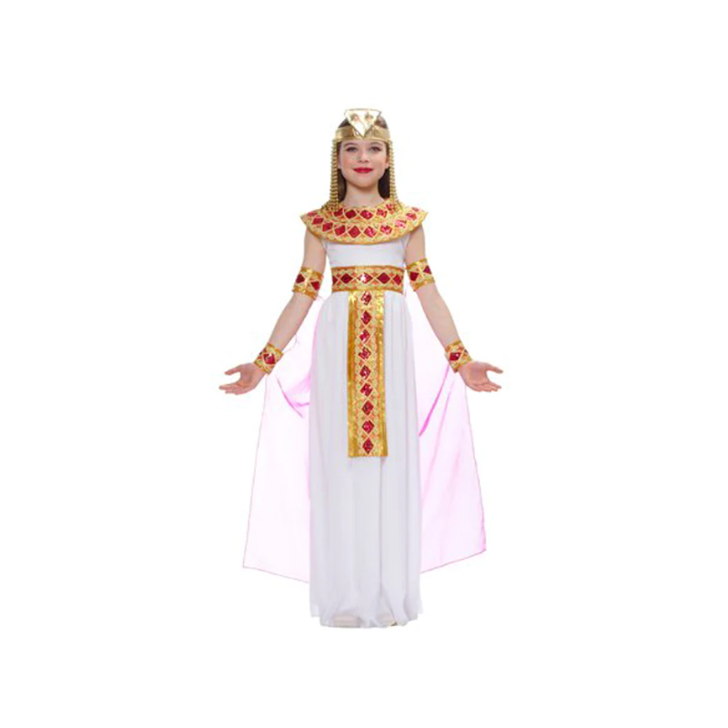 White Cleopatra 4-6 Year Children Costume
