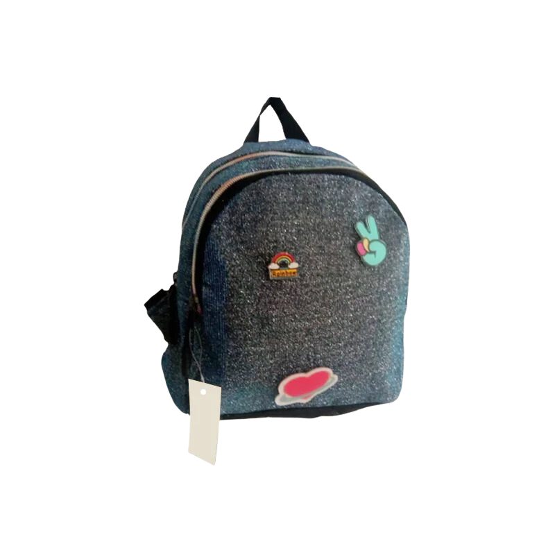 Glittery Mini Backpack (Grey)
