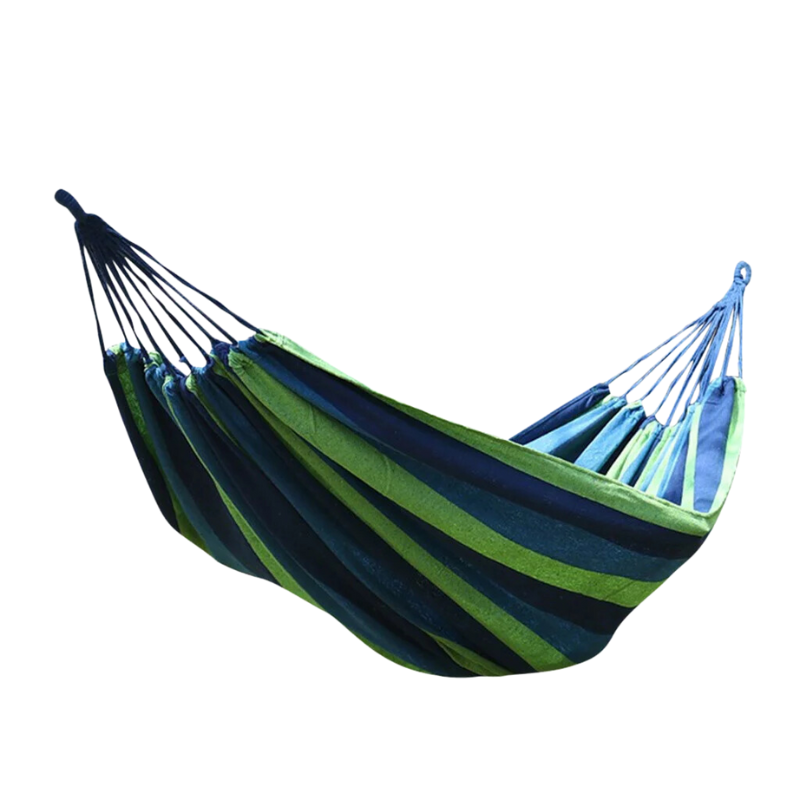 Hammock Swing with Small wood spreader (Blue)