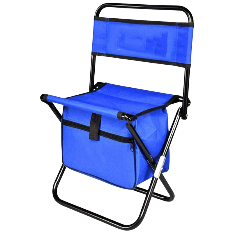 Outdoor Chair with cooler (Blue)