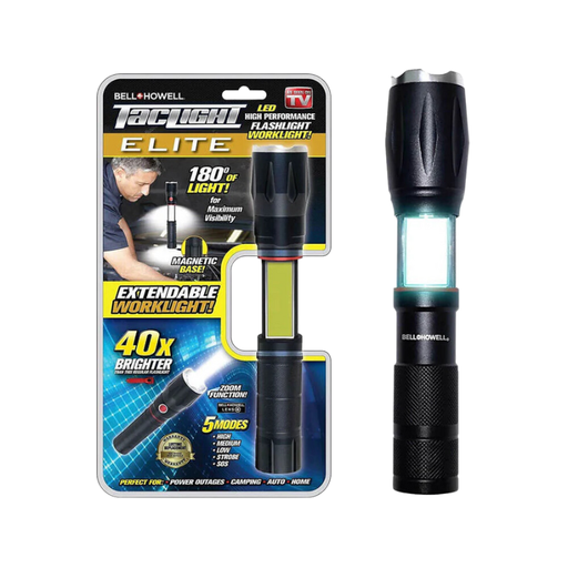 Bell and Howell Taclight Elite 40x Brighter Flashlight & Lantern in One - Zoom
