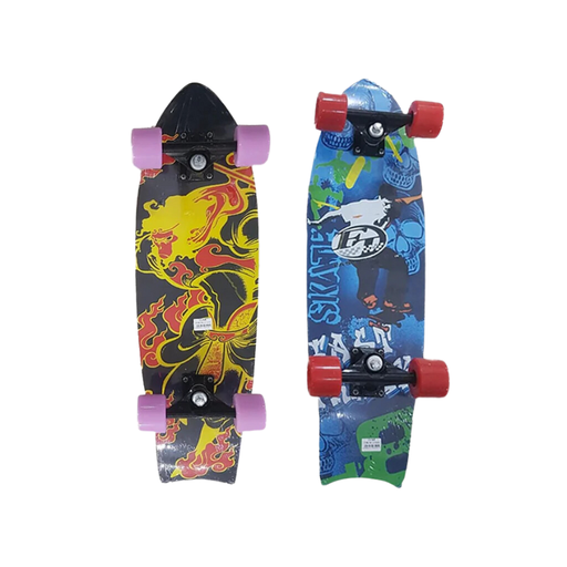 Printed Skateboard - Multicolor- 68cm