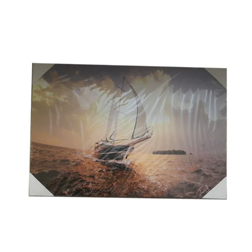 Auspicious Decorative Painting boat 2